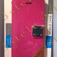 Husa Flip Astrum FC MATTE BOOK Samsung G920 Galaxy S6 Pink