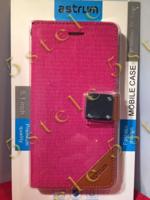 Husa Flip Astrum FC MATTE BOOK Samsung G920 Galaxy S6 Pink foto