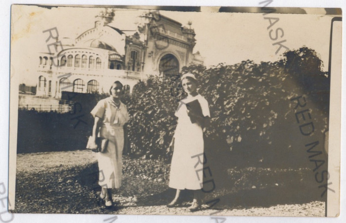 1101 - CONSTANTA, Cazionul - old postcard, real PHOTO - unused - 1932