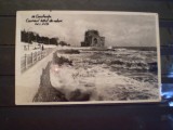 CONSTANTA - CAZINOUL BATUT DE VALURI IN 1938- AGFA - CIRCULATA, TIMBRATA .