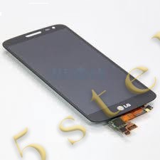 Display LG G2 D802 negru original cu rama / complet cu touchscreen foto