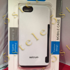 Husa Capac Astrum TC CARD RO iPhone 6/6s (4.7") Alba