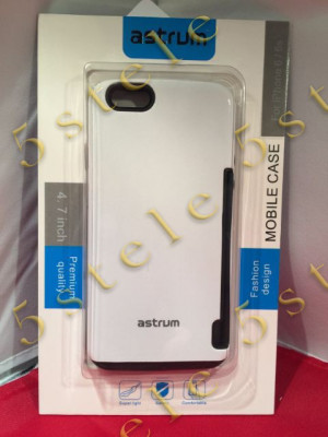 Husa Capac Astrum TC CARD RO iPhone 6/6s (4.7&amp;quot;) Alba foto