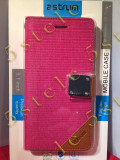 Husa Flip Astrum FC MATTE BOOK Samsung G925 Galaxy S6 EDGE Pink, Roz, Samsung Galaxy S6 Edge, Cu clapeta