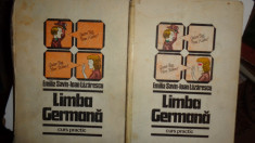 LIMBA GERMANA CURS PRACTIC 2 VOL AN 1985/880PAG= EMILIA SAVIN / IOAN LAZARESCU foto