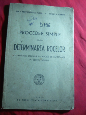 Procedee simple pt.determinarea rocelor -E.Pache-Protopopescu -Ed. 1939 foto