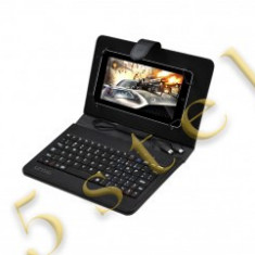 Husa Stand Universal Tablet cu Tastatura 7.0" TK080 Negru Astrum
