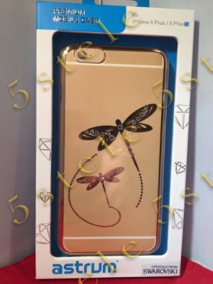 Husa Capac Astrum DRAGONFLY Apple iPhone 6/6s Plus Gold foto