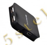 Astrum USB 2.0 4ports hub UH-U204R Negru