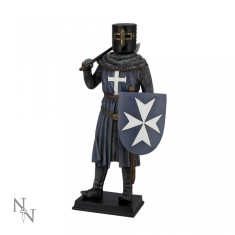 Statueta Cavaler Medieval Cruciat foto