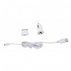 enjoy Car Charger 1A USB white for iPhone+mic. foto