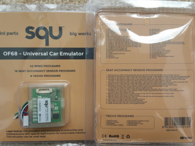 Emulator SQU auto universal - IMMO, Tacho, Senzor scaun, airbag, ESL, EZS foto