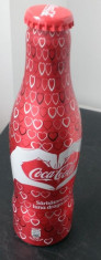 Sticla aluminiu Coca Cola - Luna Dragostei - Romania 2016 foto