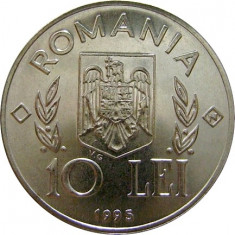 Romania, 10 lei 1995 FAO_cu N in romb, necirculata foto