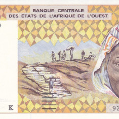 Bancnota Statele Africii de Vest 1.000 Franci 1993 - P711Kc aUNC ( Senegal )