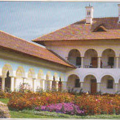 bnk cp Sambata de Sus - Manastirea Brancoveanu - Detaliu din curtea interioara