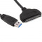 Cablu adaptor USB 3.0 la SATA pentru laptop