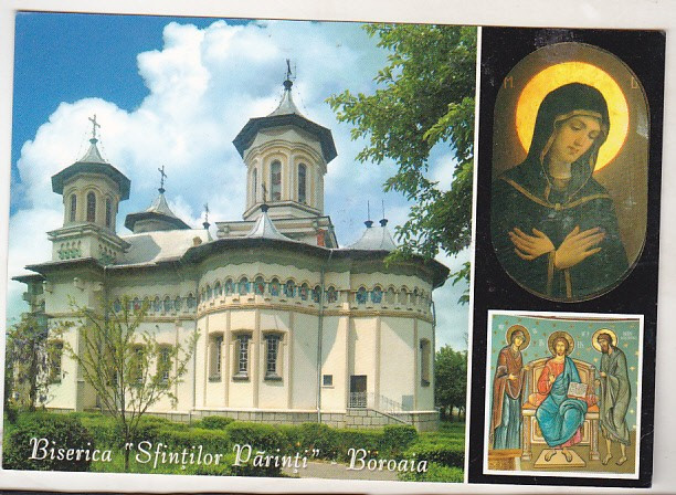 bnk cp Boroaia - Biserica Sfintilor Parinti- Vedere - necirculata