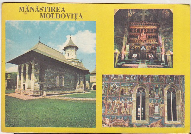 bnk cp Manastirea Moldovita - Vedere - necirculata