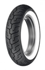 Motorcycle Tyres Dunlop D 401 Elite S/T H/D WWW ( 150/80B16 TL 71H Roata spate, M/C, Cu perete alb, wide white wall ) foto