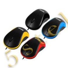 Mouse AERO USB MU100 Negru/Rosu Astrum