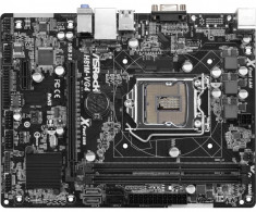 Placa de baza ASROCK Socket LGA1150, H81M-VG4, Intel H81, 2*DDR3 1600/1333/1066, VGA, 1*PCIEx2.0, 1*PCIEx2.0 x1, 2*SATA3, 2*SATA2, 2*USB3.0, bulk foto