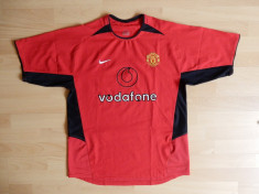 Tricou Nike Manchester United; marime M: 54.5 cm bust, 62 cm lungime; impecabil foto