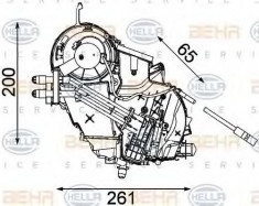 evaporator,aer conditionat PEUGEOT 307 1.6 16V - HELLA 8FV 351 330-161 foto