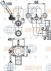 Supapa control, agent frigorific - HELLA 9XL 351 328-301 foto