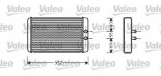 Schimbator caldura, incalzire habitaclu FIAT DUCATO caroserie 1.9 TD CAT - VALEO 812358 foto