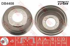 Tambur frana MITSUBISHI L 400 / SPACE GEAR bus 2.4 i 4WD - TRW DB4408 foto