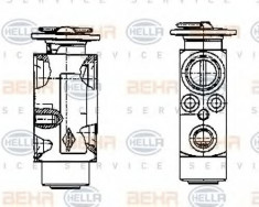 Supapa expansiune, clima MERCEDES-BENZ MK 1226 AF - HELLA 8UW 351 234-091 foto