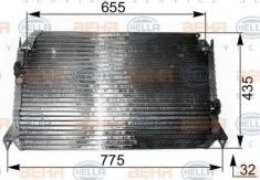 Condensator, climatizare TOYOTA SCEPTER 2.2 - HELLA 8FC 351 038-531 foto