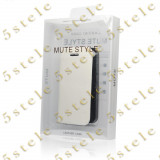 Husa piele MUTE Flip Samsung i9300 alb Original Blister, Alt model telefon Samsung, Cu clapeta