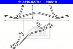 Arc, etrier frana TOYOTA AVENSIS 1.6 - ATE 11.8116-0279.1 foto