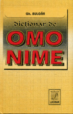 Gh. Bulgar - Dictionar de omonime - 613575 foto