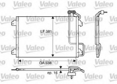 Condensator, climatizare RENAULT MEGANE Scenic 1.6 16V - VALEO 817509 foto