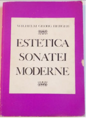 Estetica sonatei moderne / Wilhelm Georg Berger foto