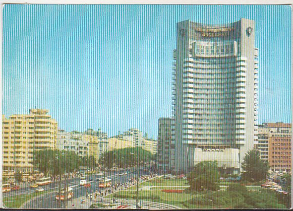 bnk cp Bucuresti - Bd N Balcescu si Hotel Intercontinental - necirculata