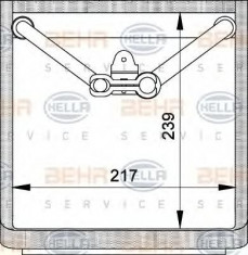 evaporator,aer conditionat FORD MONDEO 1.8 TD - HELLA 8FV 351 210-341 foto