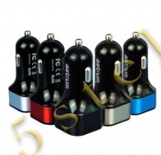 Incarcator Auto 2.1A 1xUSB cu Cablu microUSB CC210 Gold Astrum