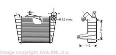 Intercooler, compresor SKODA PRAKTIK 1.9 TDI - AVA QUALITY COOLING VW4213 foto