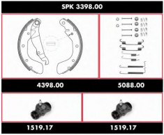 Set frana, frana tambur OPEL VECTRA A hatchback 1.6 i - ROADHOUSE SPK 3398.00 foto