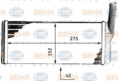 Schimbator caldura, incalzire habitaclu BMW 3 limuzina 315 - HELLA 8FH 351 311-531 foto