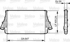 Intercooler, compresor SAAB 9-3 limuzina 1.9 TiD - VALEO 818817 foto