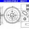 Tambur frana PEUGEOT 206+ 1.4 i - ATE 24.0220-3729.2