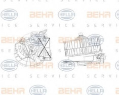 Ventilator, habitaclu MERCEDES-BENZ S-CLASS limuzina S 320 - HELLA 8EW 009 157-211 foto