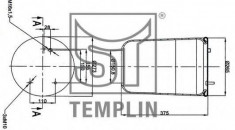 Burduf, suspensie pneumatica - TEMPLIN 04.060.6106.260 foto