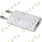 Adaptor priza USB Apple A1400 1.0mAh Original, De priza