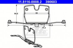 Arc, etrier frana BMW 7 limuzina Active Hybrid 7 - ATE 11.8116-0008.2 foto